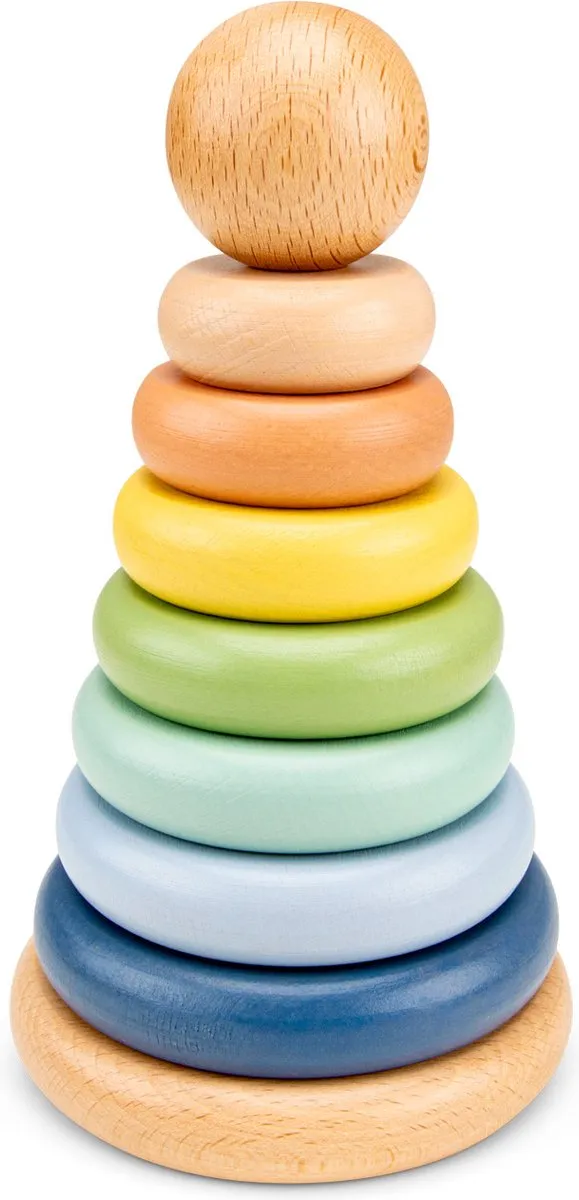 New Classic Toys Houten Stapeltoren 9-delig