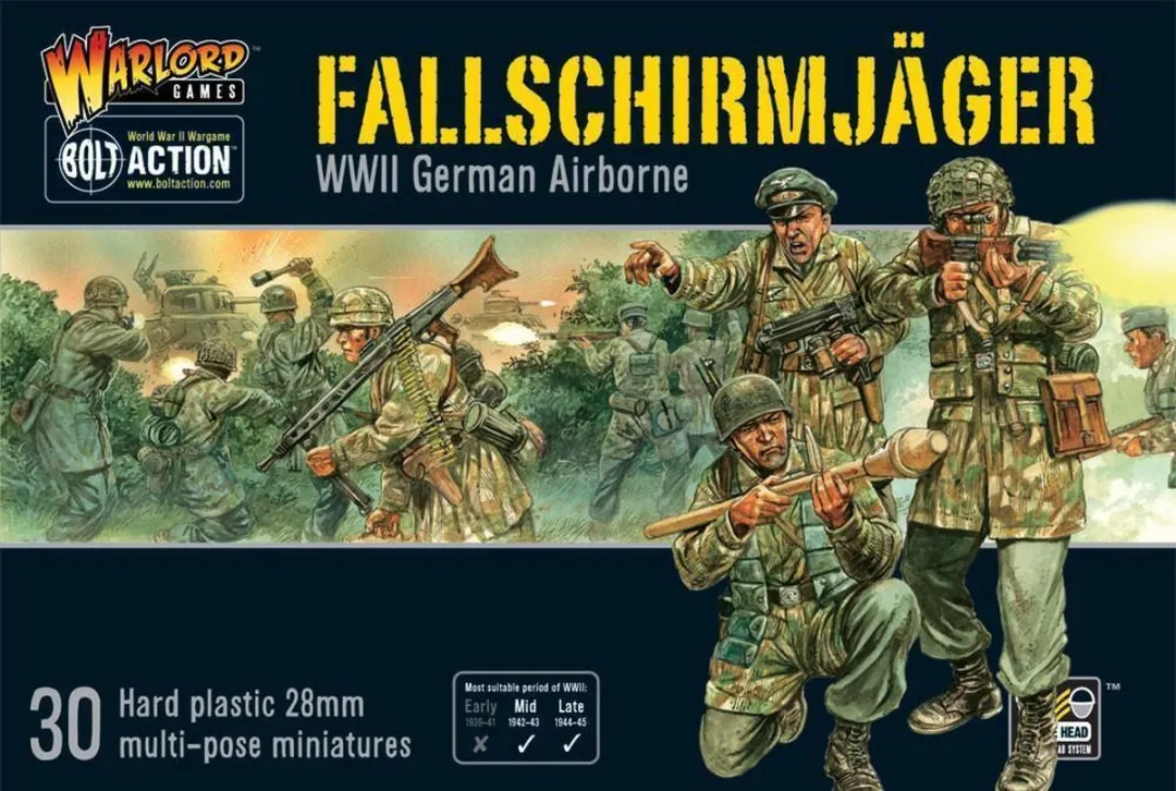 Warlord Games Bolt Action Duitse Infanterie Winter - 30 Onderdelen