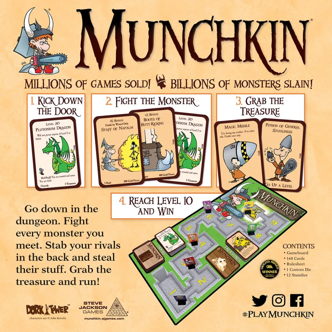 Steve Jackson Games Munchkin Deluxe Bordspel - 3-6 Spelers