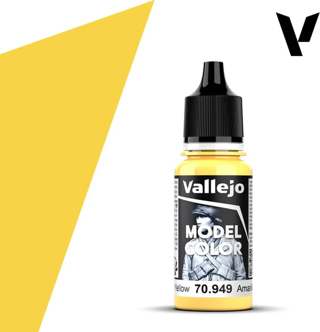 Vallejo Model Color Light Yellow Acrylverf 17ml