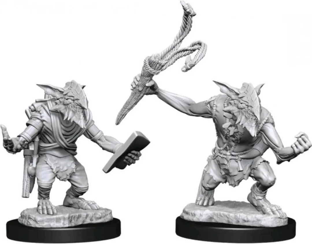 Wizkids Magic the Gathering Goblin Guide & Bushwhacker Miniaturen - Ongeverfd