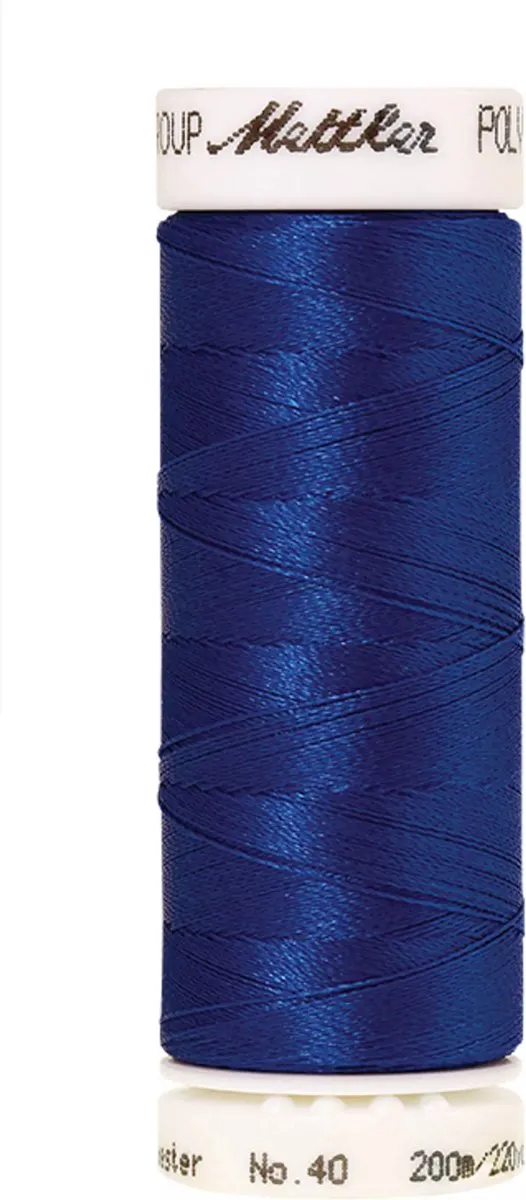 Amann Mettler Polysheen Borduurgaren 3522 - Blauw 200m