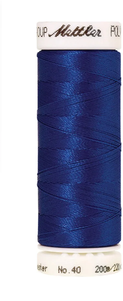 Amann Mettler Polysheen Borduurgaren 3522 - Blauw 200m