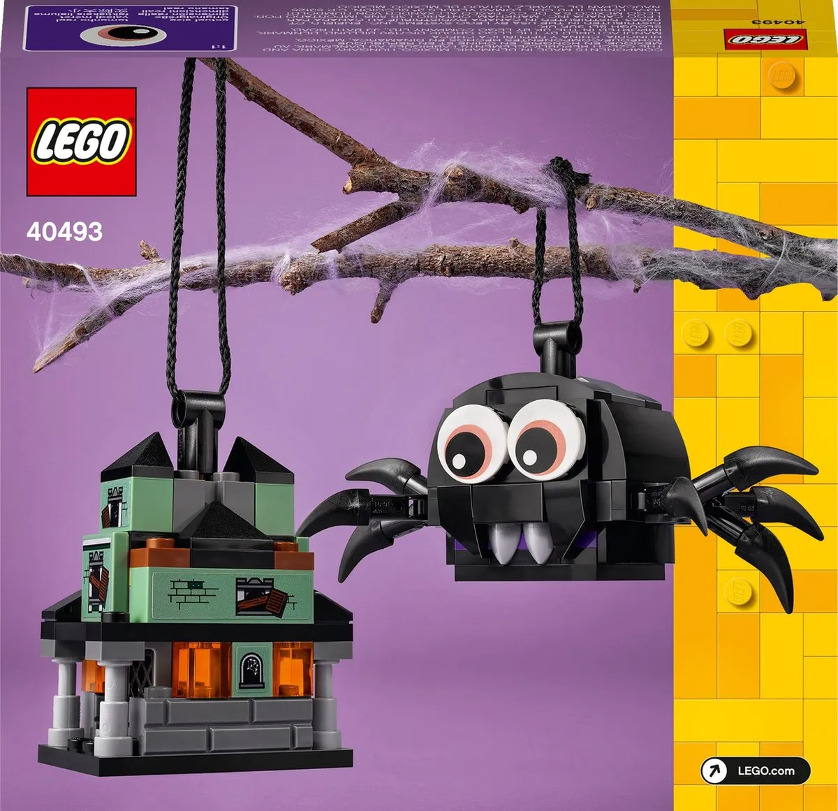 LEGO Spin en Spookhuis 40493 - 132 Stukken - Zwart/Grijs/Groen - afbeelding 2 van 6