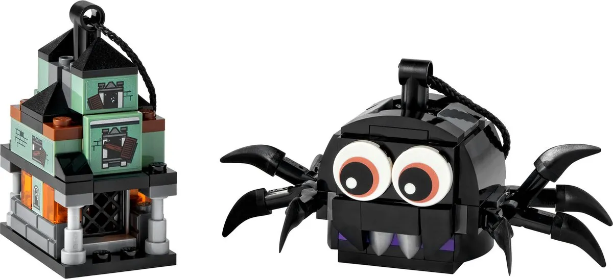 LEGO Spin en Spookhuis 40493 - 132 Stukken - Zwart/Grijs/Groen - afbeelding 4 van 6