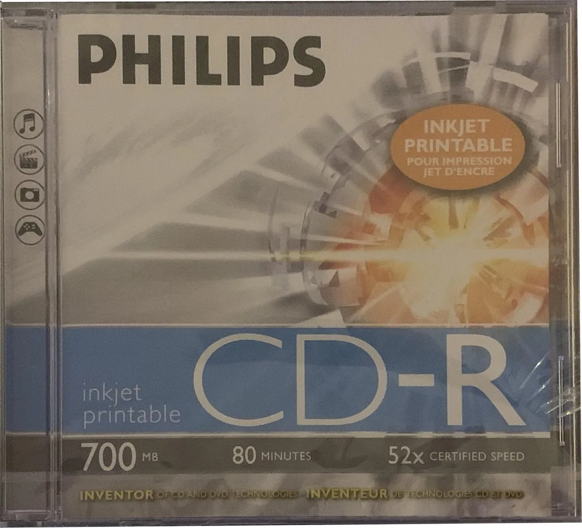 Philips CD-R 700MB CR7D5NJ10/00