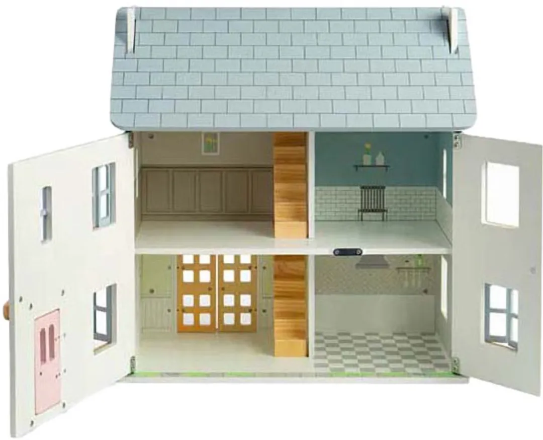 BIGJIGS Houten Zomerhuis Poppenhuis - Minipop