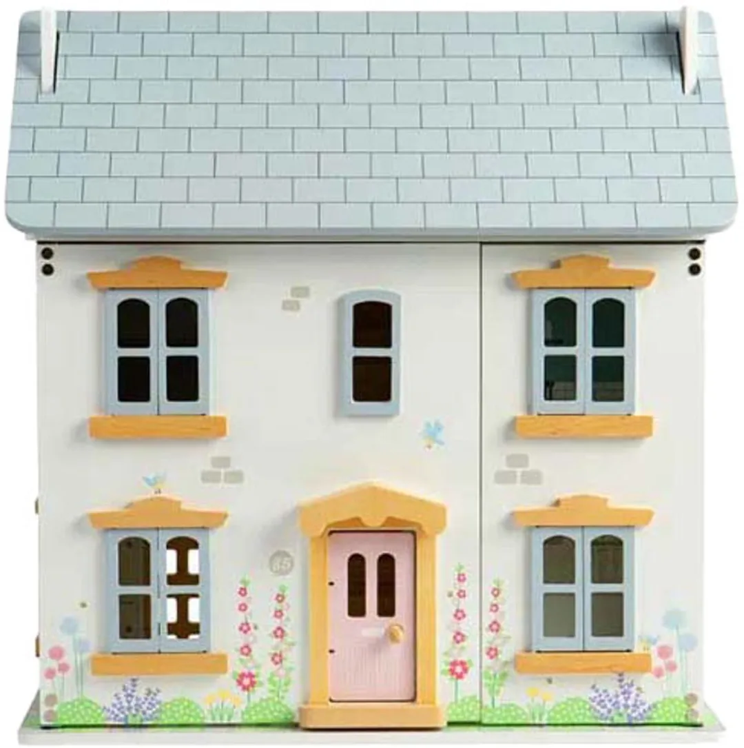 BIGJIGS Houten Zomerhuis Poppenhuis