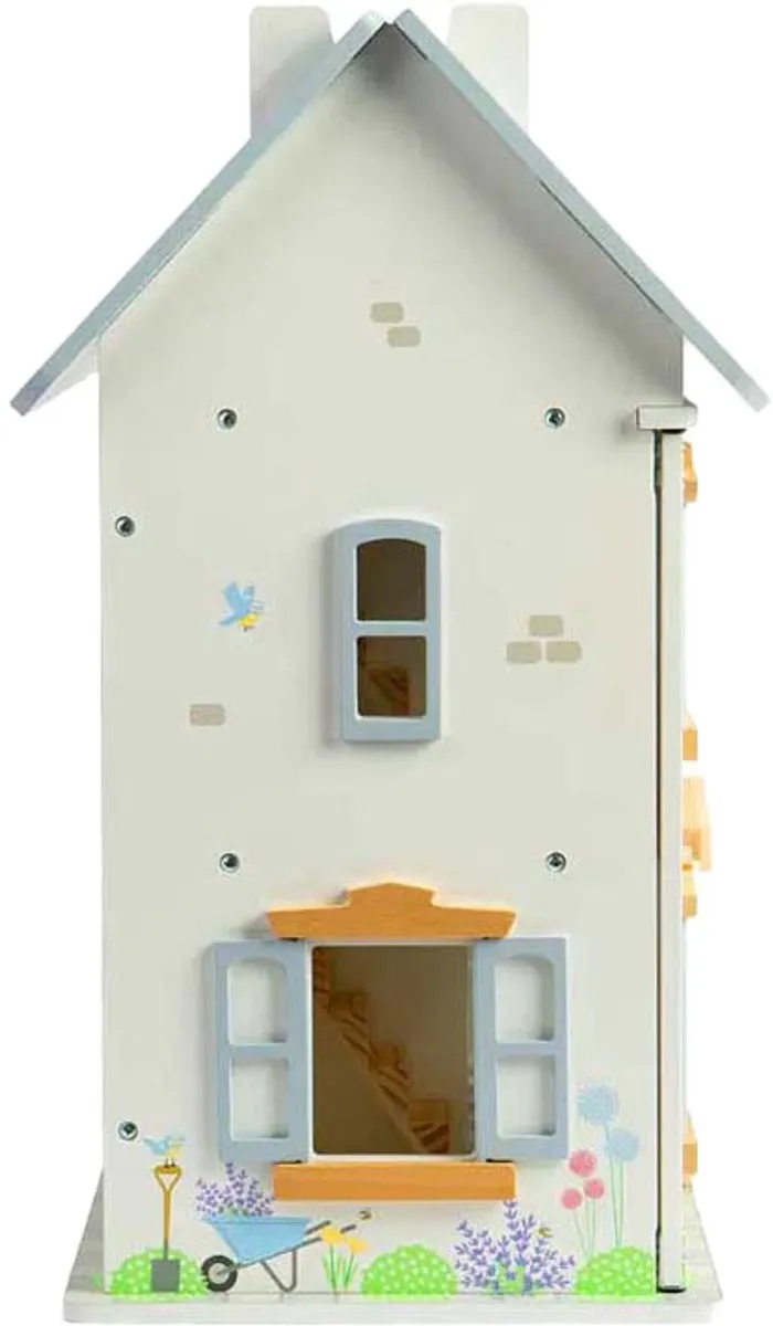 BIGJIGS Houten Zomerhuis Poppenhuis - Minipop