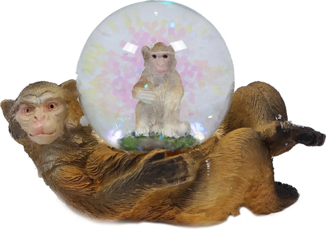 PIA Soft Toys Berberaap Waterbal Snowglobe