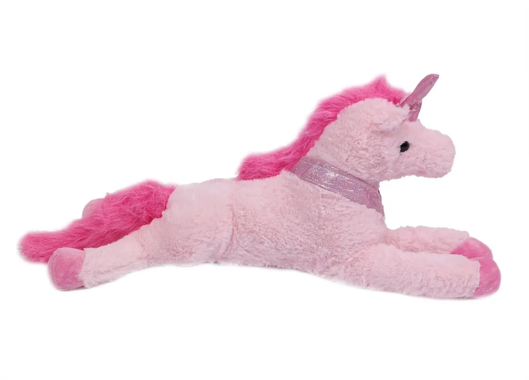 PIA Soft Toys Pluche Eenhoorn Knuffels - 2 Stuks 60cm - Roze/Wit