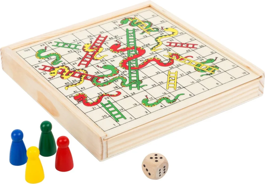 Small Foot Snakes and Ladders Game To Go