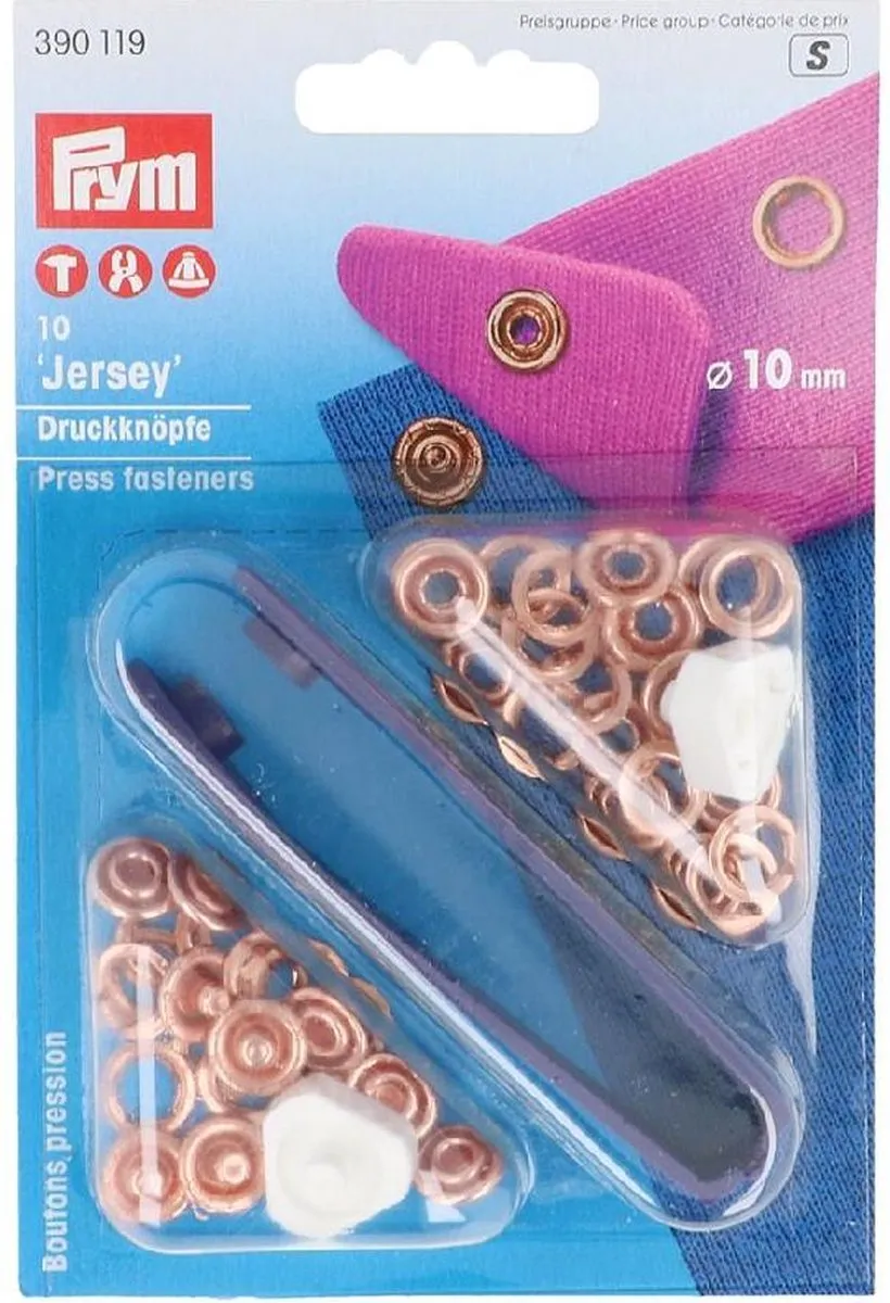 Prym Jersey Drukknopen 10mm Koper - 10 Stuks - afbeelding 6 van 6