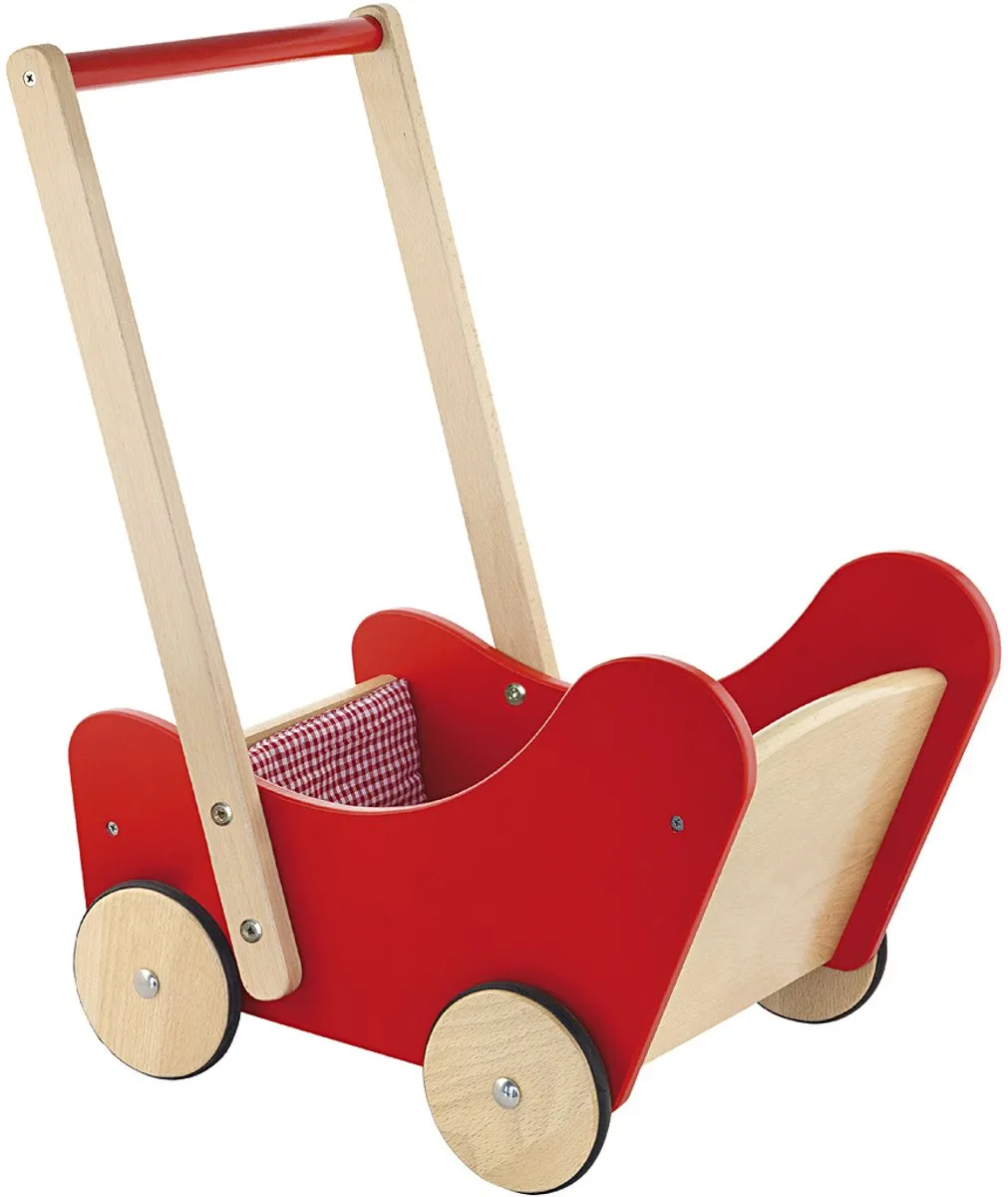 Viga Toys Houten Poppenwagen 55,3cm
