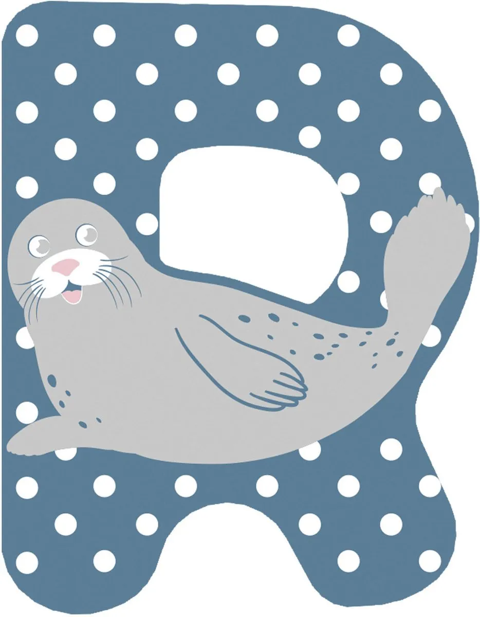 Small Foot Houten Dieren Kinderletter