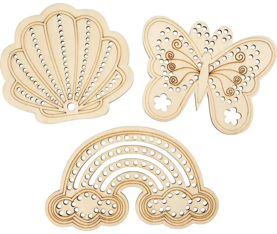 Creativ Company Houten Vormen Multicolor
