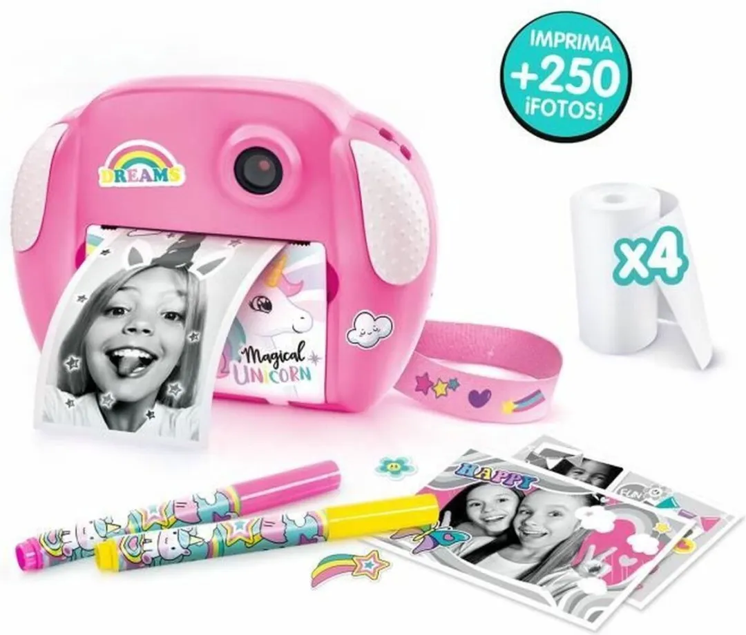 Canal Toys Photo Creator Digitale Camera - 12 Megapixel - Wit/Roze