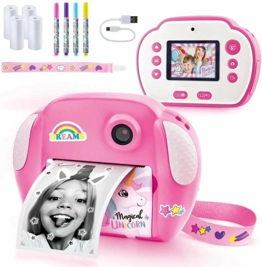 Canal Toys Photo Creator Digitale Camera - 12 Megapixel - Wit/Roze