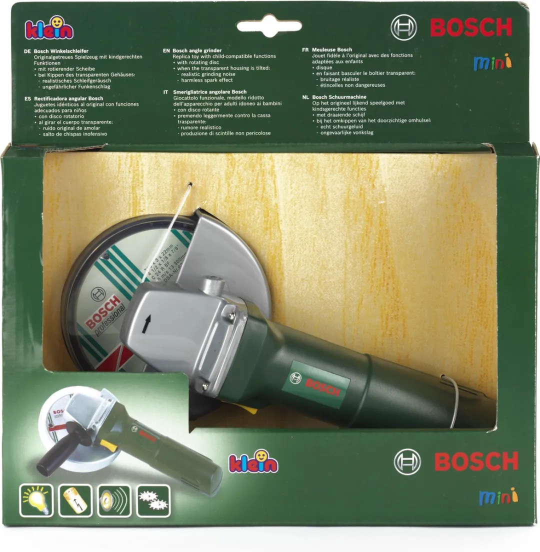 Klein Toys Bosch Mini Speelgoed Slijptol - 25x8x17cm - Groen