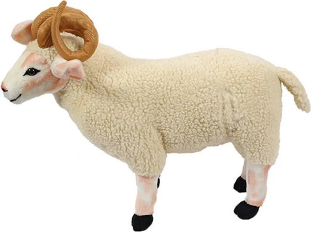 PIA Soft Toys Pluche Schaap Staand 60cm - Wit