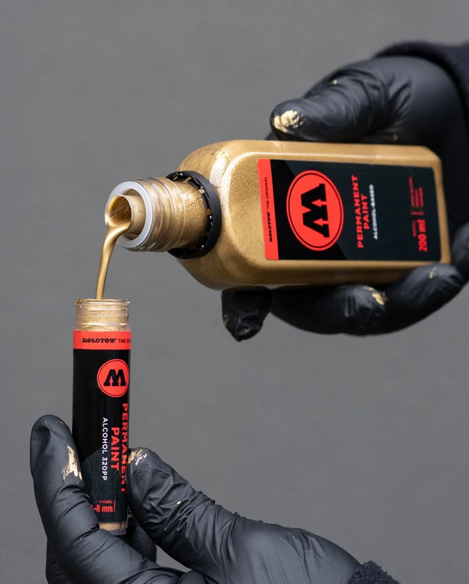 Molotow Permanent Paint Navul Verf 200ml - Wit