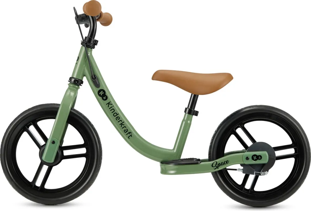 KinderKraft SPACE Loopfiets - Groente - 11" Wiel