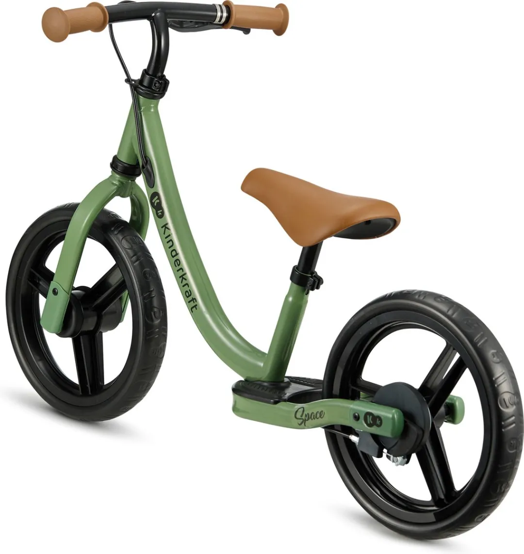 KinderKraft SPACE Loopfiets - Groente - 11" Wiel