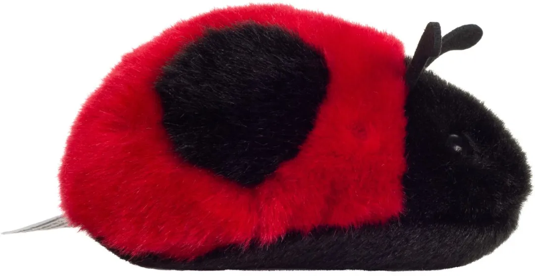 Teddy Hermann Knuffeldier Lieveheersbeestje - 2x - 11cm Rood