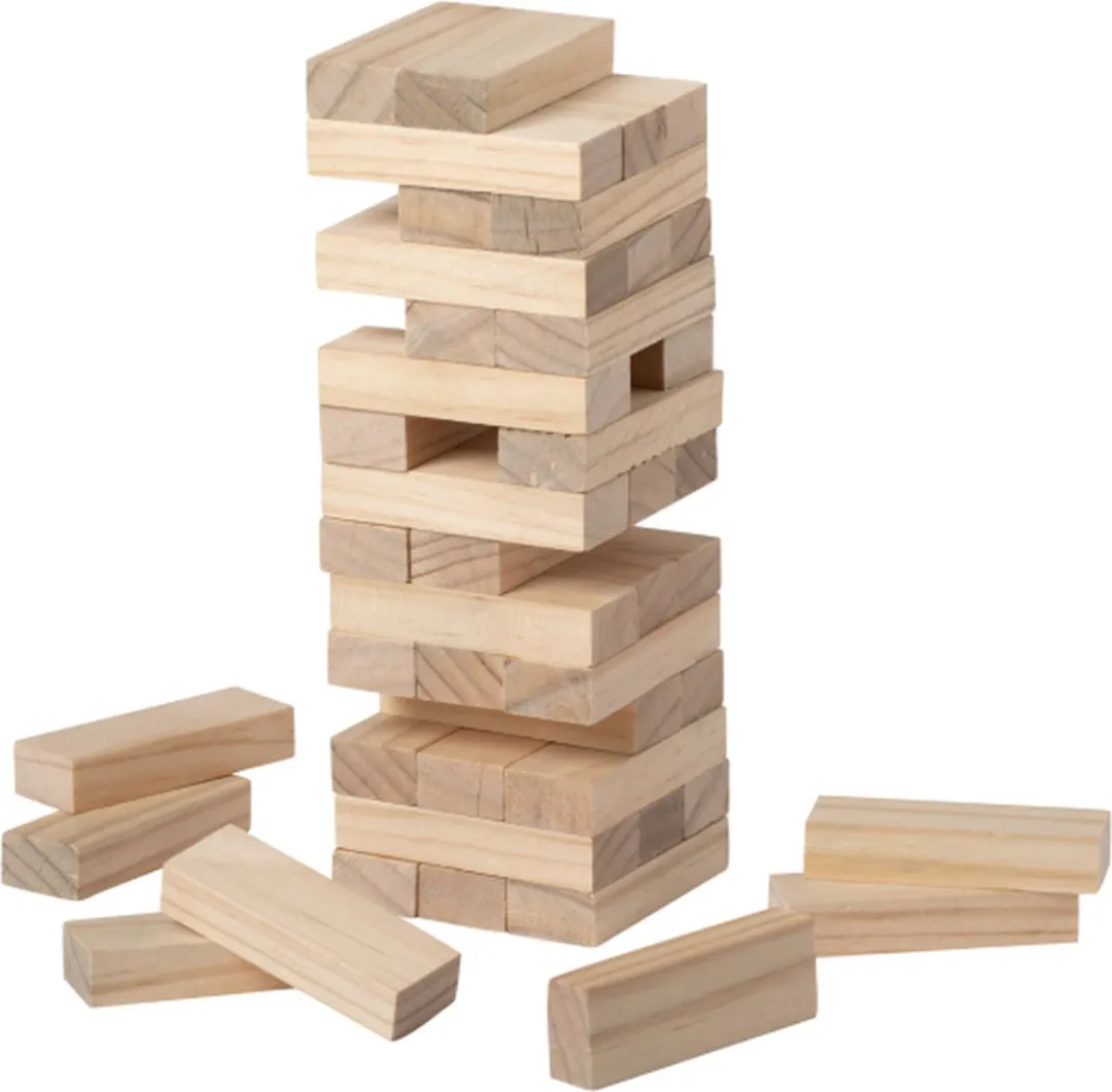 Playing Kids Timberrr Jenga - 48 Blokken