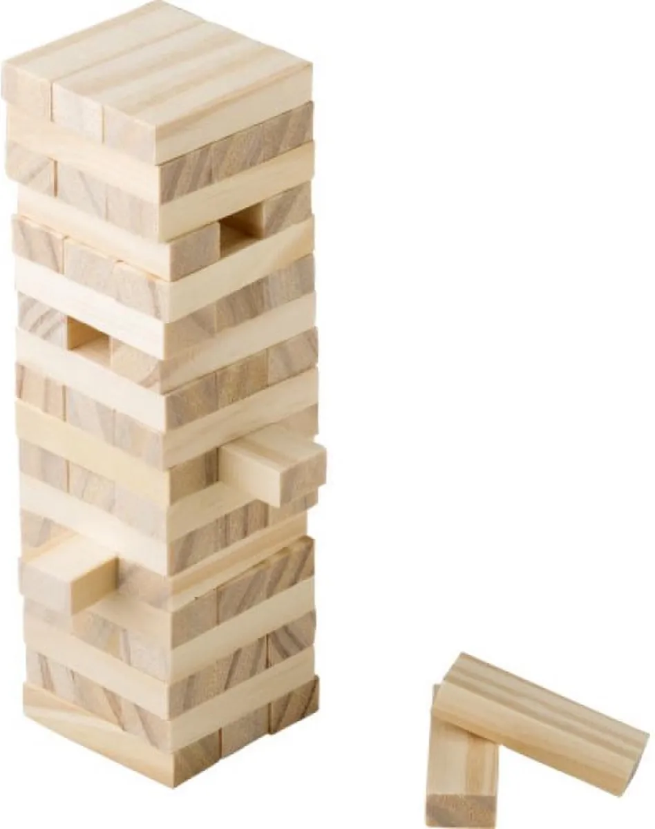 Playing Kids Timberrr Jenga - 48 Blokken