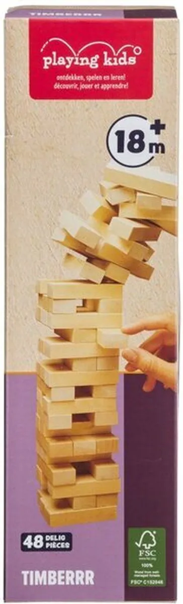 Playing Kids Timberrr Jenga
