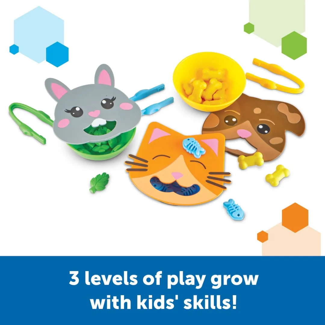 Learning Resources Fine Motor Feeding Friends 950LER5569 - Multicolor