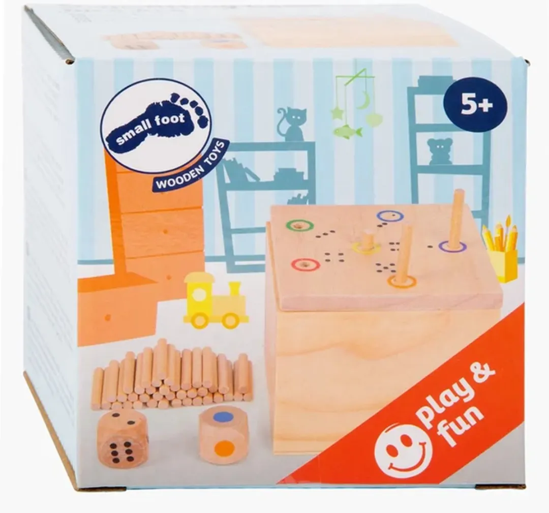Small Foot Dobbelspel In a Box 6 Out