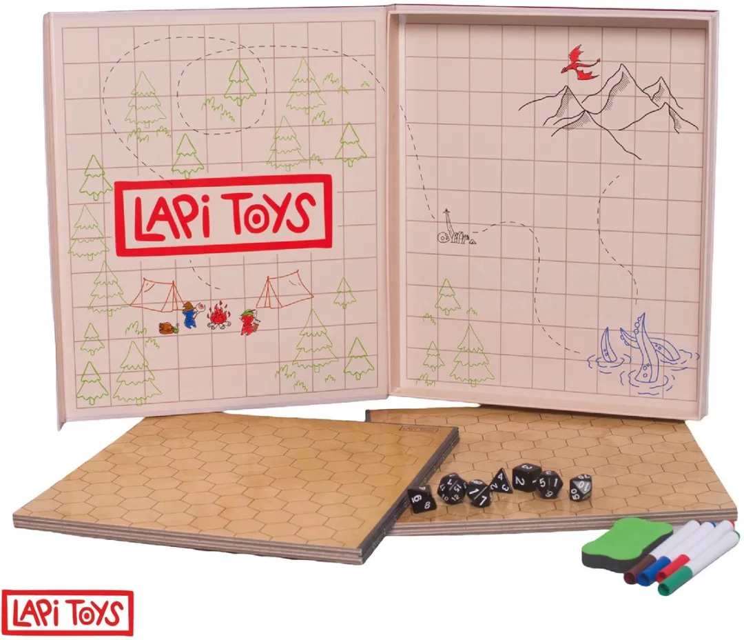 Lapi Toys Dungeons & Dragons Reversible Battlemat 100x90cm - Meerkleurig