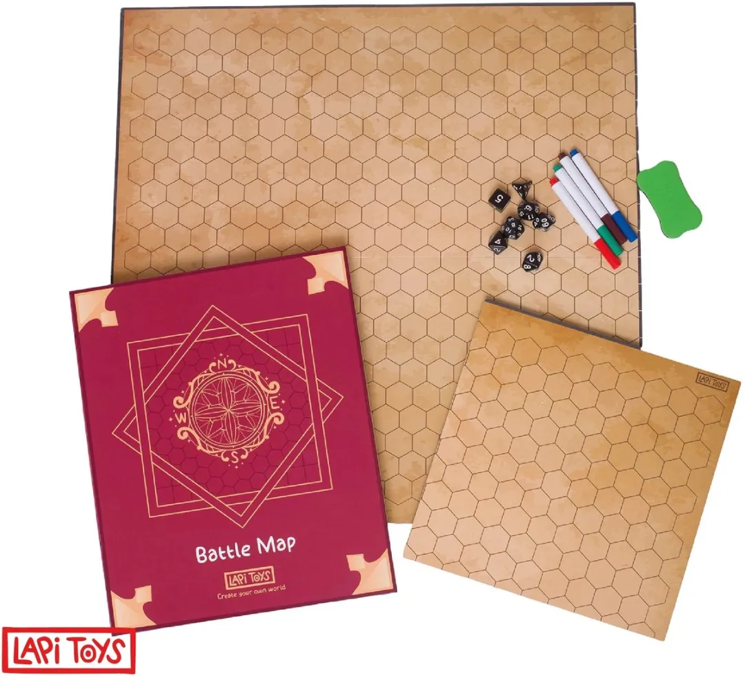 Lapi Toys Dungeons & Dragons Reversible Battlemat 100x90cm - Meerkleurig