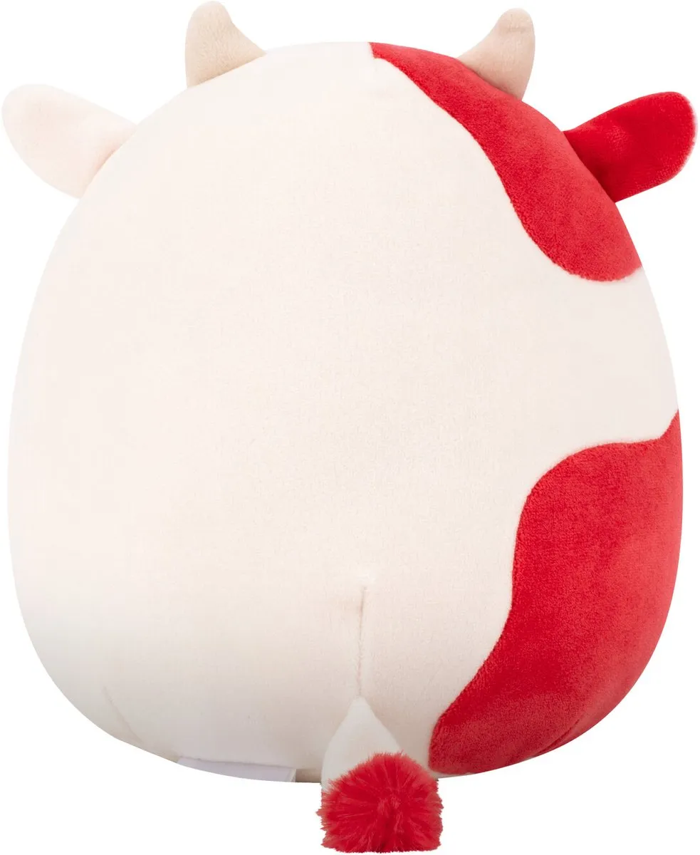 Squishmallows Claudio 19cm Pluche - Rood/Wit/Rose