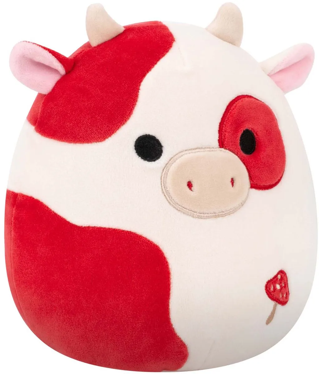 Squishmallows Claudio 19cm Pluche - Rood/Wit/Rose
