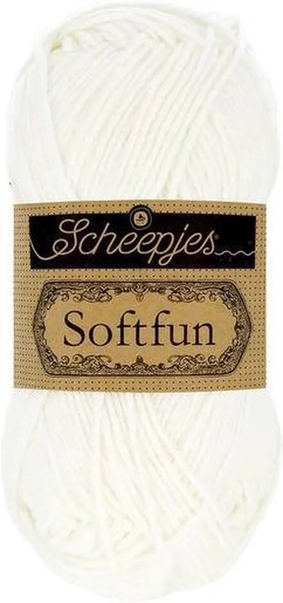 Scheepjes Softfun 2412 Snow - 50g