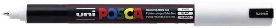 Posca PC1MR EF Verfstift - Wit - 6 Stuks