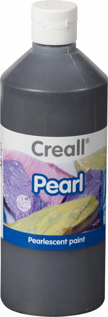 Creall Parelmoerverf Zwart - 500ml