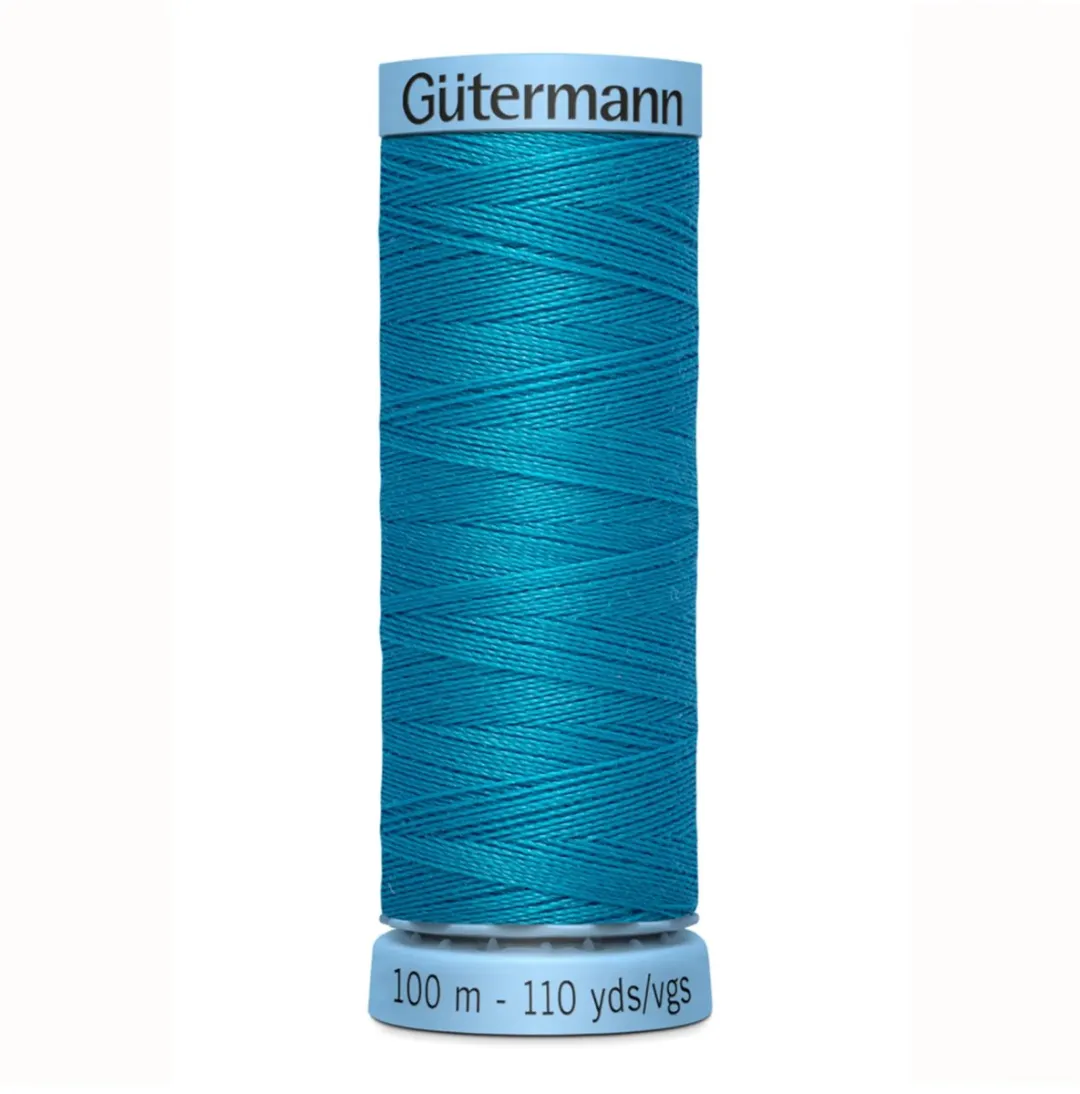 Gutermann Zijde Garen 761 - 100m - Zwart/Grijs/Wit