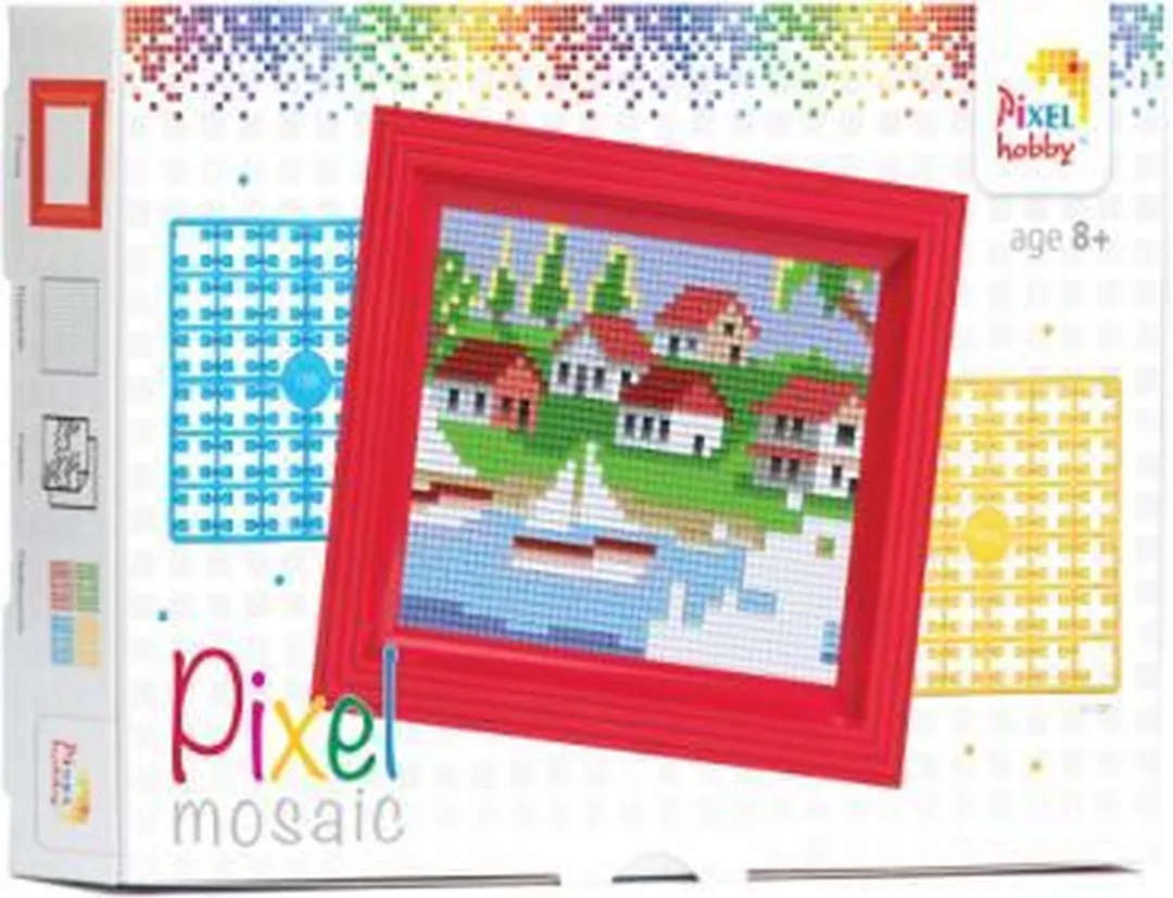 Pixelhobby Huisjes aan het water 31253 - 3 Stuks - Multicolor
