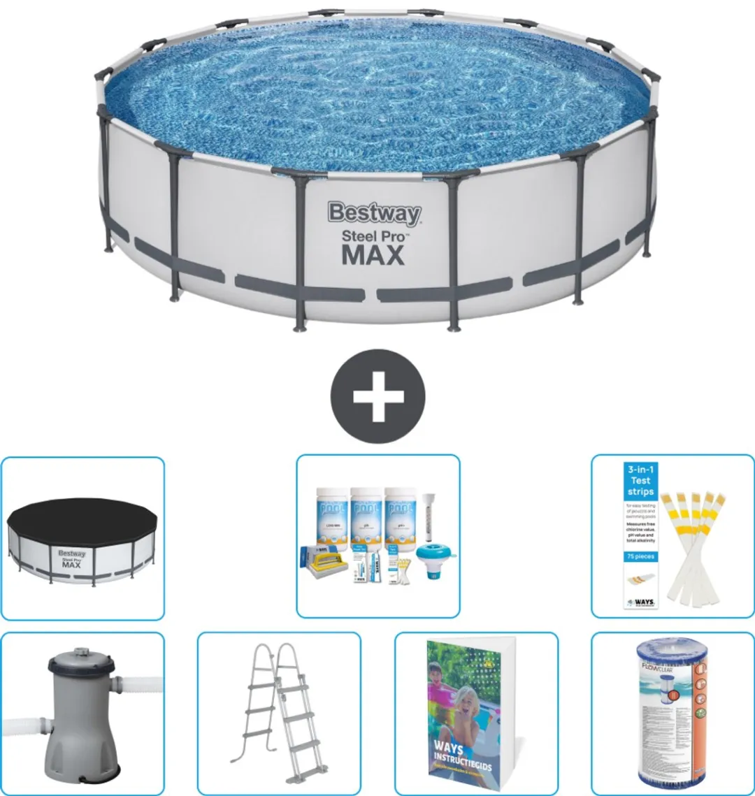 Bestway Steel Pro MAX Zwembad 427x107cm