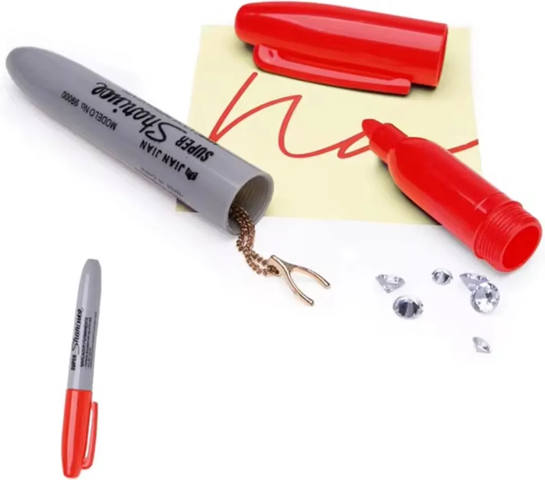 RedParrot Stash Stift - Verstopplek Geld - Grijs
