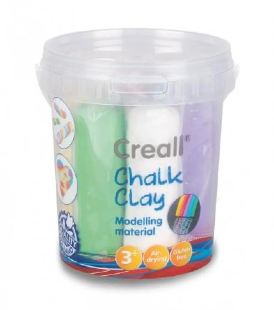 Creall Chalk Clay Assortiment 750g - 6 Kleuren