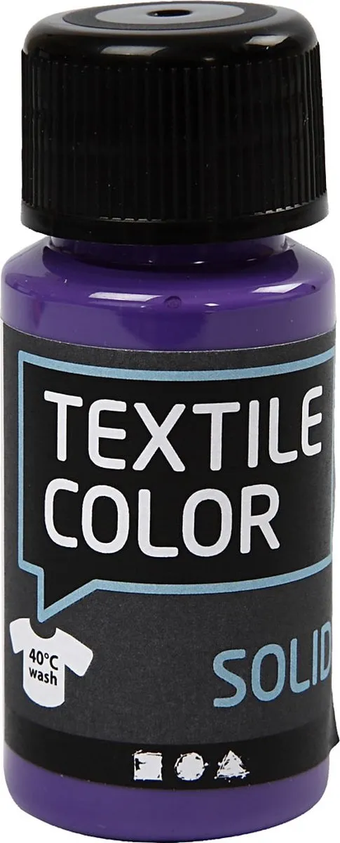 Creativ Company CC Creotime Textile Color Solid Paars 50ml