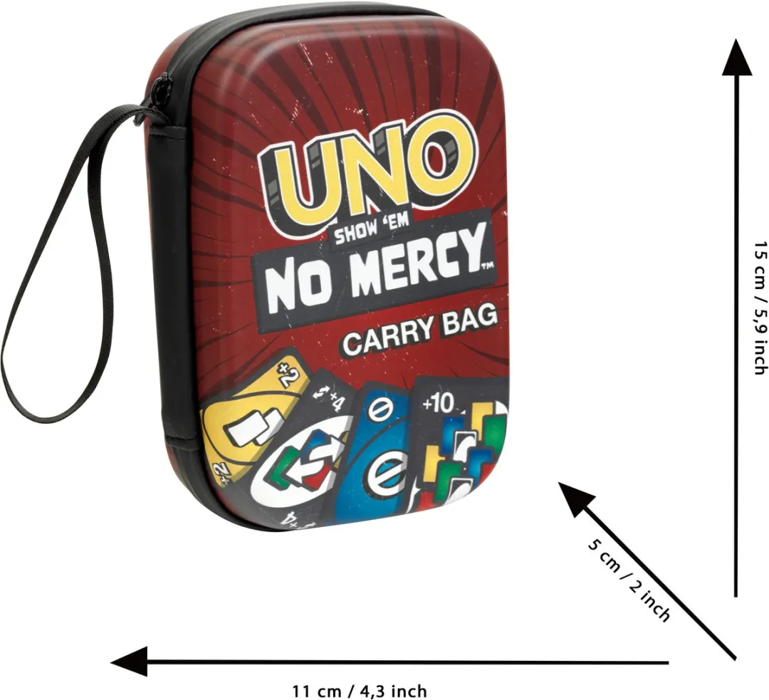 Klein Toys UNO Draagtas 'Show them no mercy' - 5974 - Rood/Geel