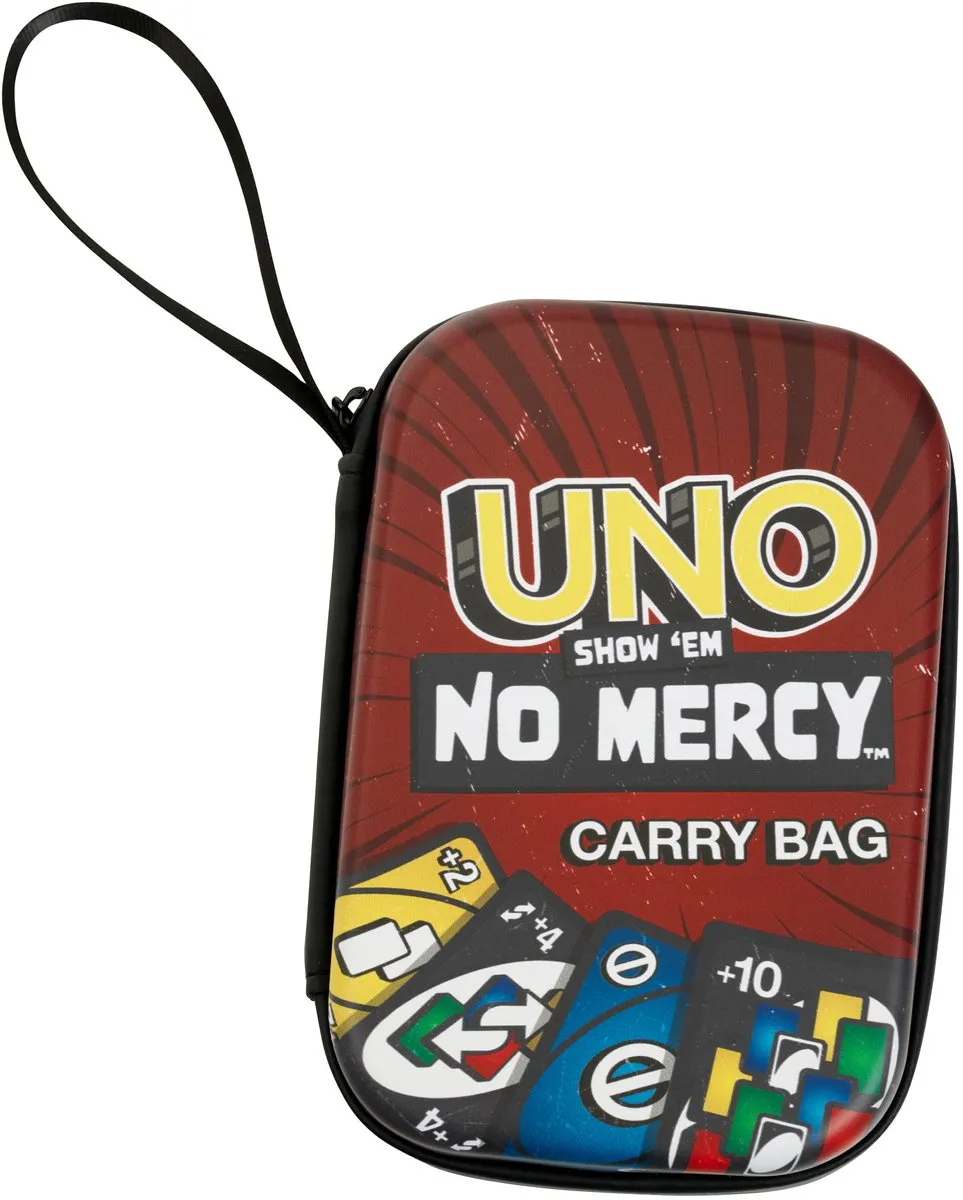 Klein Toys UNO Draagtas 'Show them no mercy' - 5974 - Rood/Geel