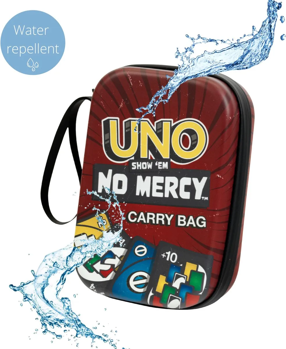 Klein Toys UNO Draagtas 'Show them no mercy' - 5974 - Rood/Geel