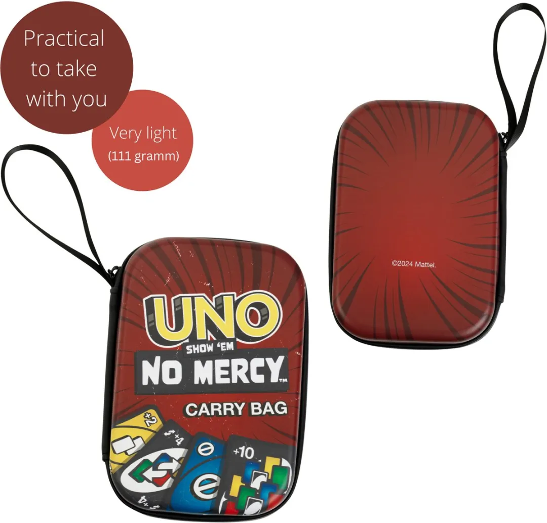 Klein Toys UNO Draagtas 'Show them no mercy' - 5974 - Rood/Geel